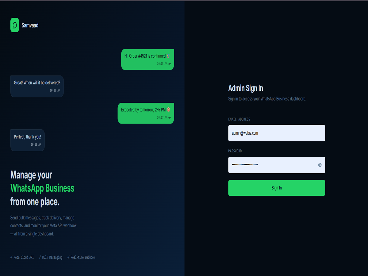WhatsApp Automation Dashboard